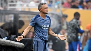 Luis Enrique, actual entrenador del PSG