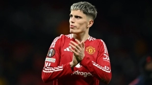 Alejandro Garnacho, jugador del Manchester United