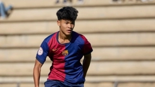 Dro jugando para el Barça Athlètic