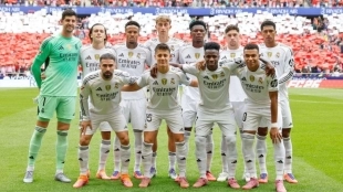 Once del Real Madrid ante el Atlético de Madrid