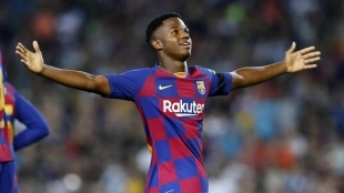 Ansu Fati, a Barcelona player loaned to Monaco