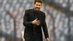 Cholo Simeone, entrenador del Atlético de Madrid 