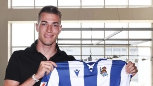 Luka Sucic, centrocampista de la Real Sociedad