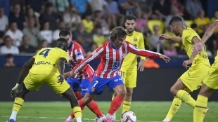Antoine Griezmann in a Villarreal - Atlético de Madrid