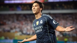 Gonzalo García, delantero del Real Madrid