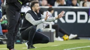 Carlos Corberán, entrenador del Valencia