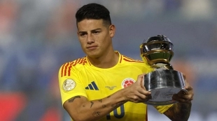 James Rodríguez, líder de Colombia