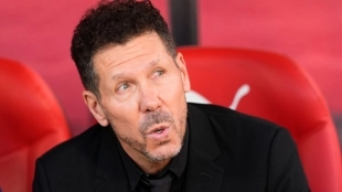 <p>Cholo Simeone, coach of Atlético de Madrid. </p>