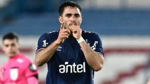 Maxi Gómez, delantero de Nacional