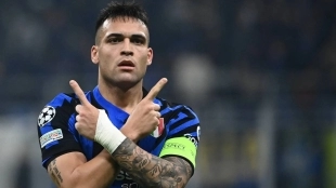 Lautaro Martínez, delantero del Inter de Milán