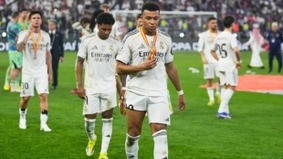 Kylian Mbappé tras perder la Supercopa de España con el Real Madrid