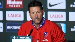 Cholo Simeone, entrenador del Atlético de Madrid 