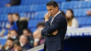 Luis García busca el gol del Sevilla / Elmundo