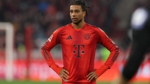 Michael Olise durante un partido con el Bayern de Múnich