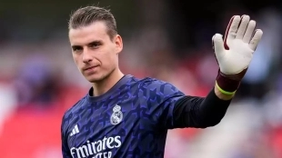 El Real Madrid pone precio a Andriy Lunin