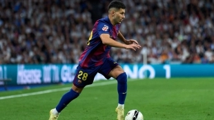 Roony Bardghji durante un partido con el Barcelona