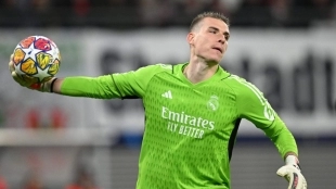 Oferta importante sobre la mesa para sacar a Lunin del Real Madrid