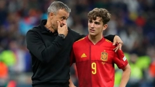 Luis Enrique sueña con tener a Gavi en el PSG