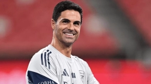 Mikel Arteta, como loco por un jugador del Barça