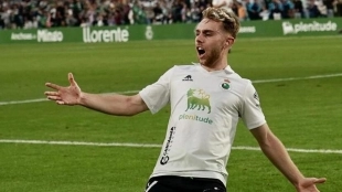 El Racing sueña con el regreso de Peque Fernández