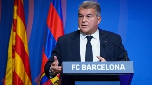 Laporta charló con Julián tras la final del Mundial