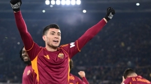 Matías Soulé hace temblar a la Roma
