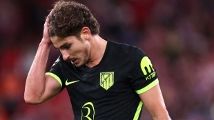 Julián Álvarez, al límite en el Atlético de Madrid
