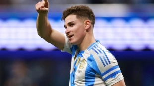 Julián Álvarez no levanta cabeza