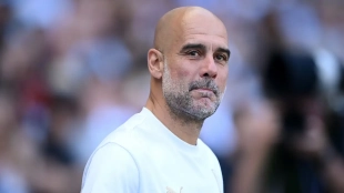 Pep Guardiola reaparece en plena crisis del Manchester City