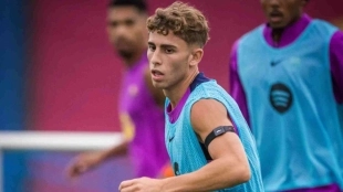 Portazo de Fermín al Manchester United